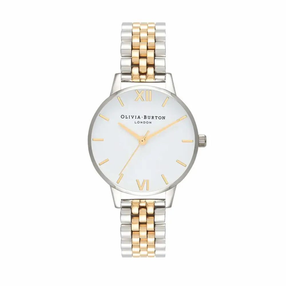 Olivia burton Analog White Dial Women’s Watch-OB16MDW34