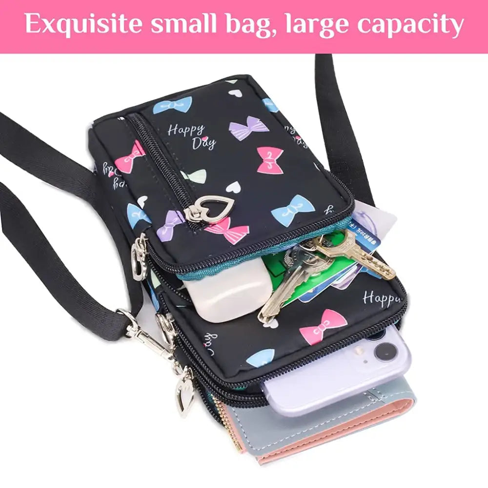 PALAY® Small Cross Body Bags Multifunctional 3 Layers