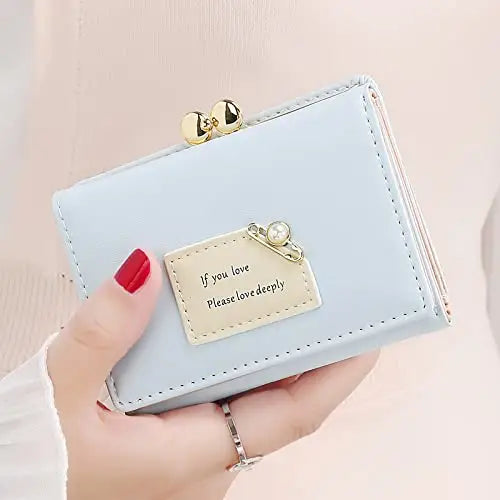 PALAY® Women’s PU Leather Mini Short Card Holder Small
