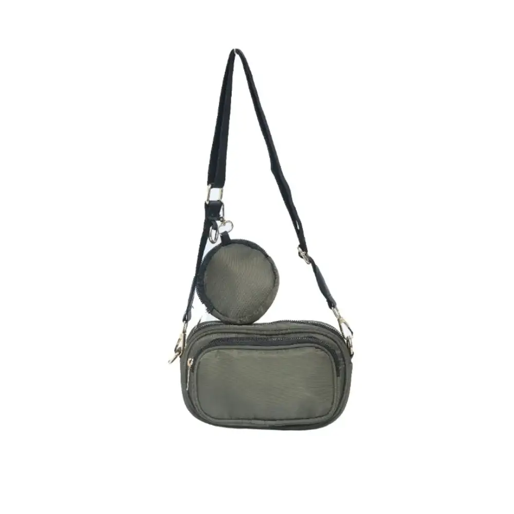 Parachte sling bag with small pouch