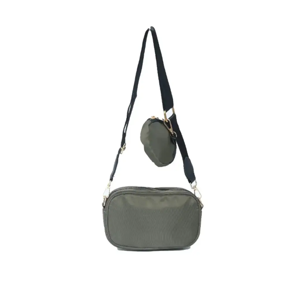 Parachte sling bag with small pouch