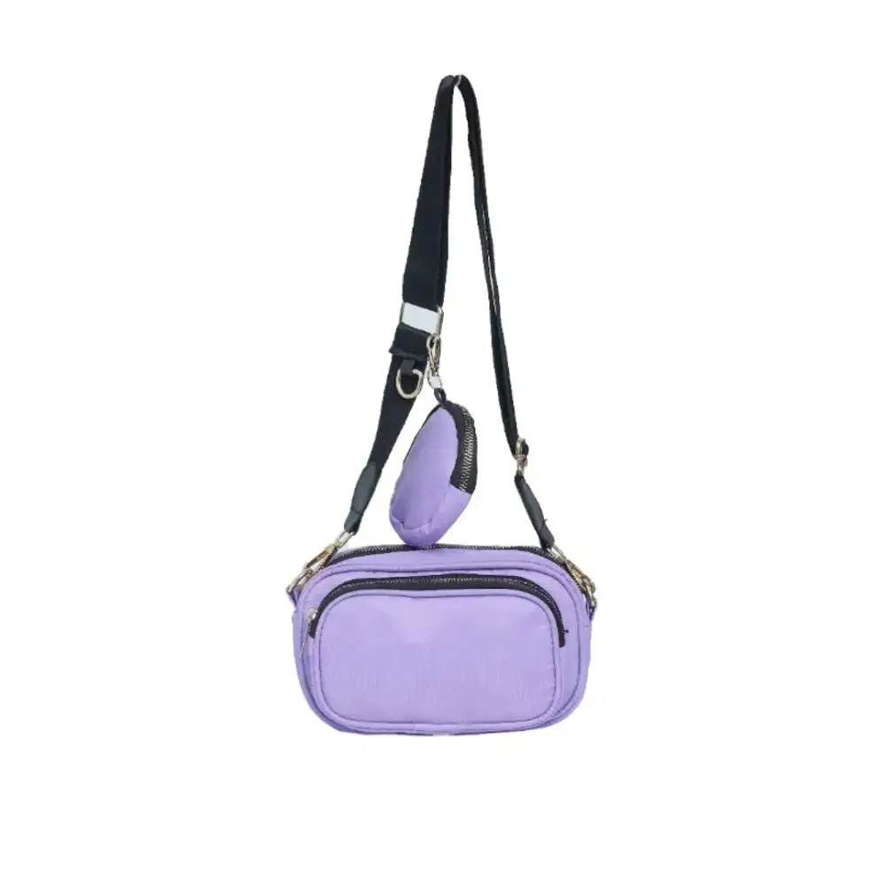 Parachte sling bag with small pouch