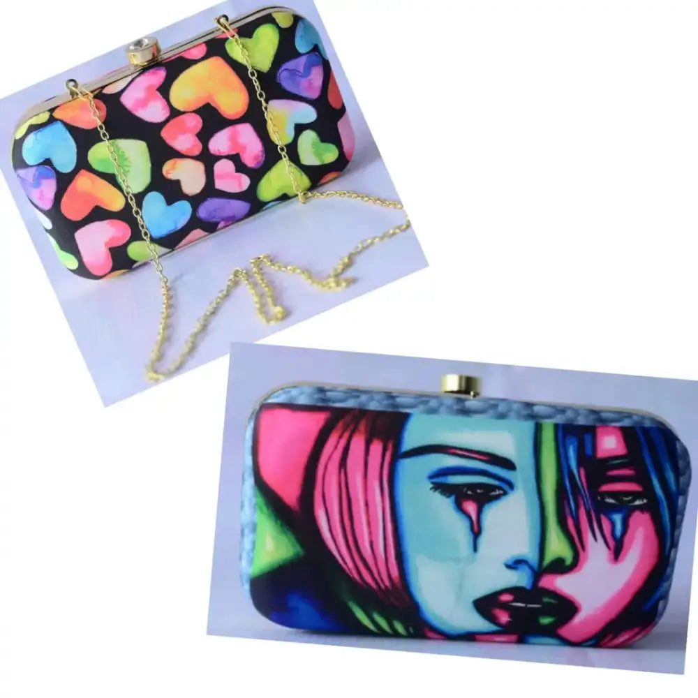 Party Causal Clutch Women And Girl Pack Of 2