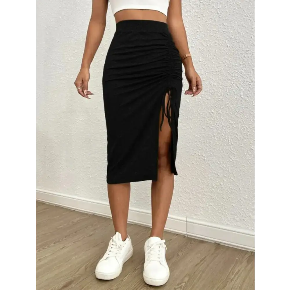 Pencil Black Skirt For Woman