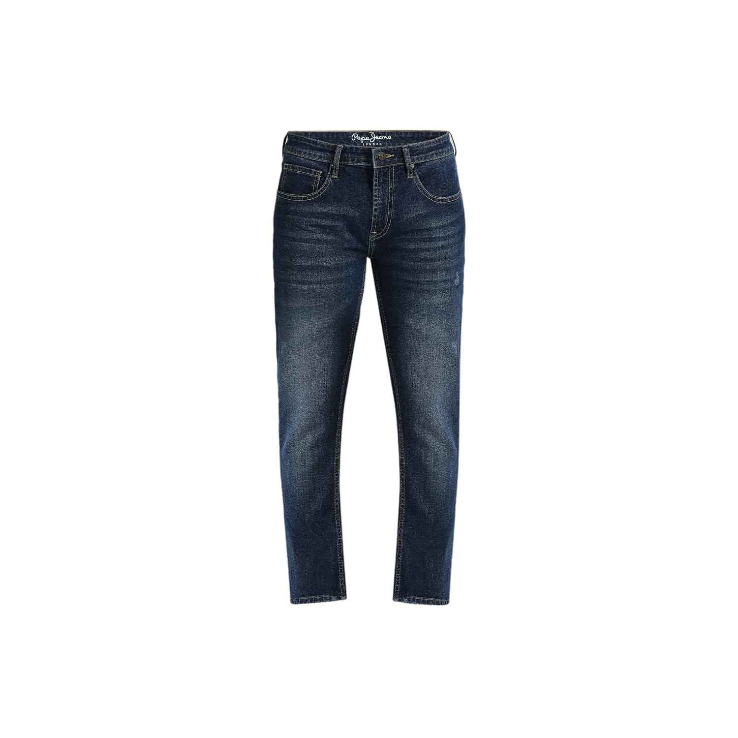 Pepe Jeans Men's Slim Jeans (PM207933Q03100038_Blue SaumyasStore