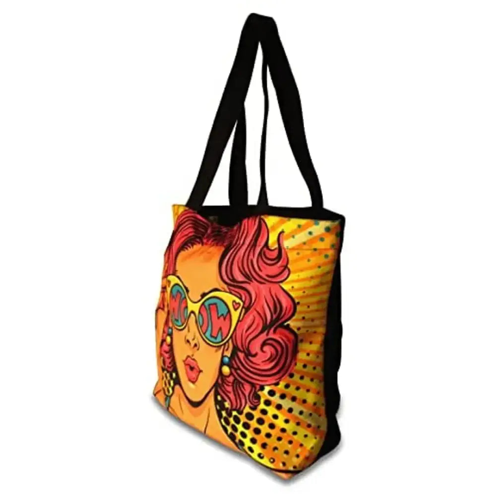 Planet Earth Tote Bags for Women with Zip, Waterproof Eco Friendly Handbags for Women