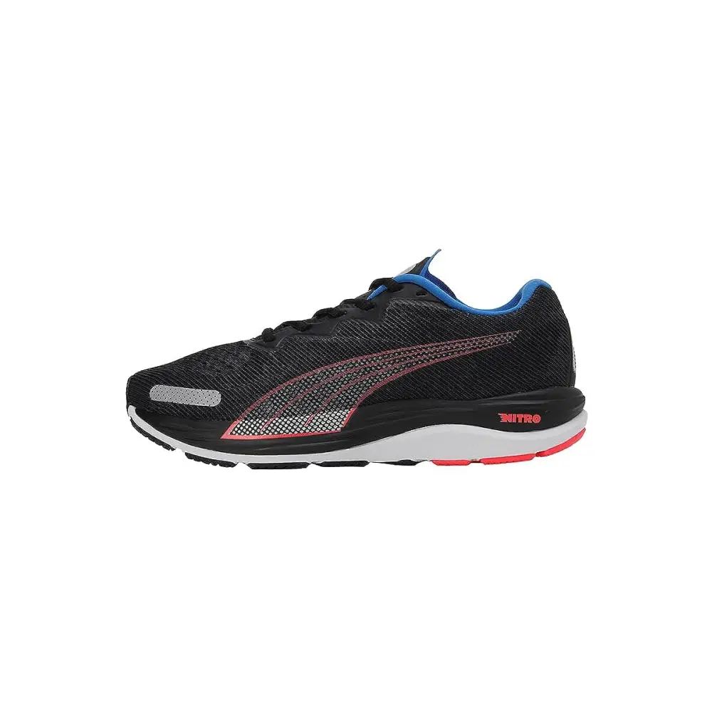 Puma Mens Velocity Nitro 2 Black-Fire Orchid-Ultra Blue