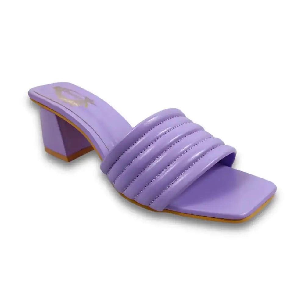 Purple Smart Casual Heel For Women