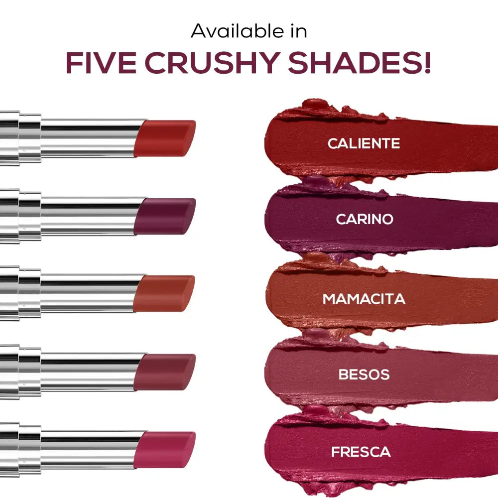 RENEE Crush Glossy Lipstick Fresca 4gm Non-drying Highly