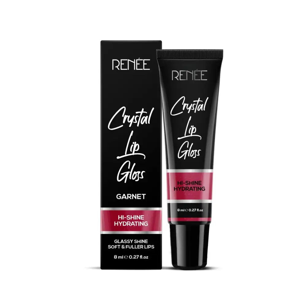 RENEE Crystal Lip Gloss Garnet 8ml | Lightweight & Glossy