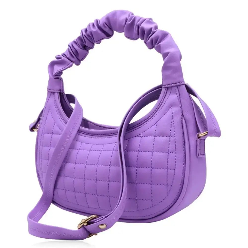 ROMOFY PU Synthetic Leather Eleganant Unique Design Shoulder Crossbody Top Handle Handhel Slingbag For Women