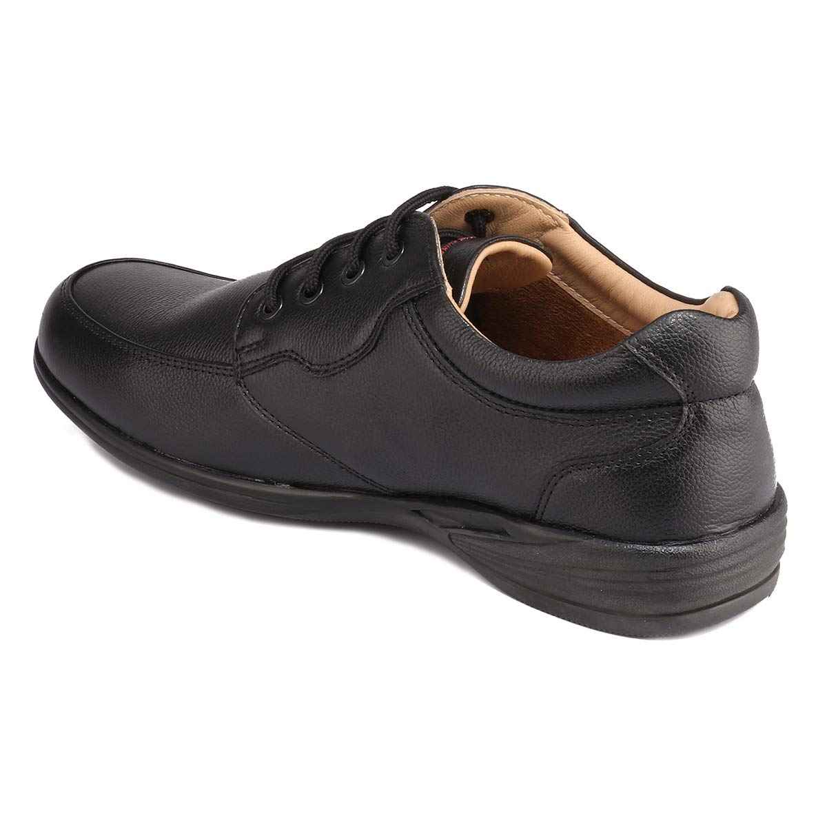 Red Chief Black Leather Formal Derby Shoes for Men_Size 8_UK_RC3506 001 SaumyasStore