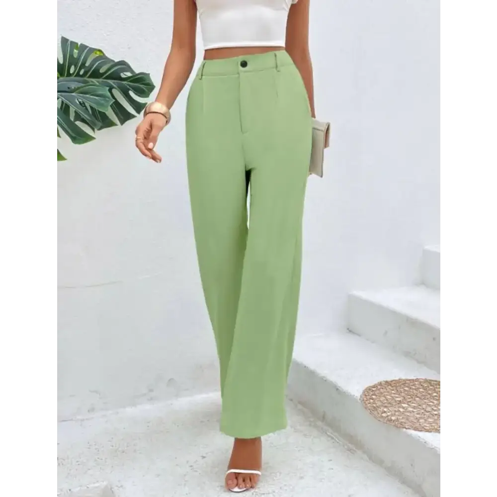 Regular Fit Women Trousers And Pants