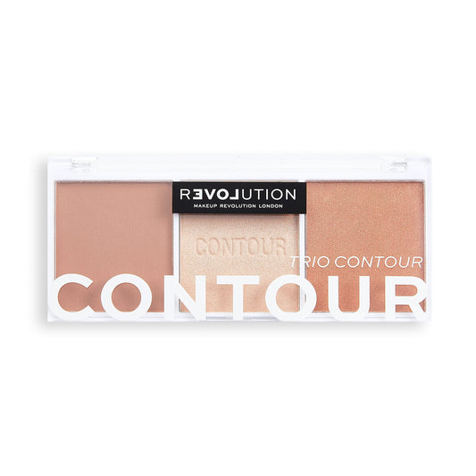 Relove Revolution Relove Colour Play Contour Trio Palette Sugar, Multi-Color (Peach) SaumyasStore