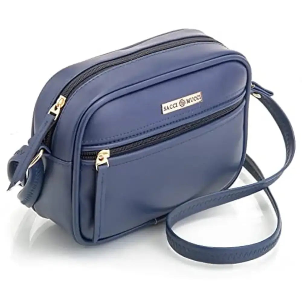 SACCI MUCCI Sling Bag for women, Side Bags for Mobile Phones and Wallets (NAVY BLU)