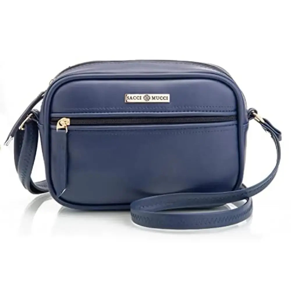 SACCI MUCCI Sling Bag for women, Side Bags for Mobile Phones and Wallets (NAVY BLU)