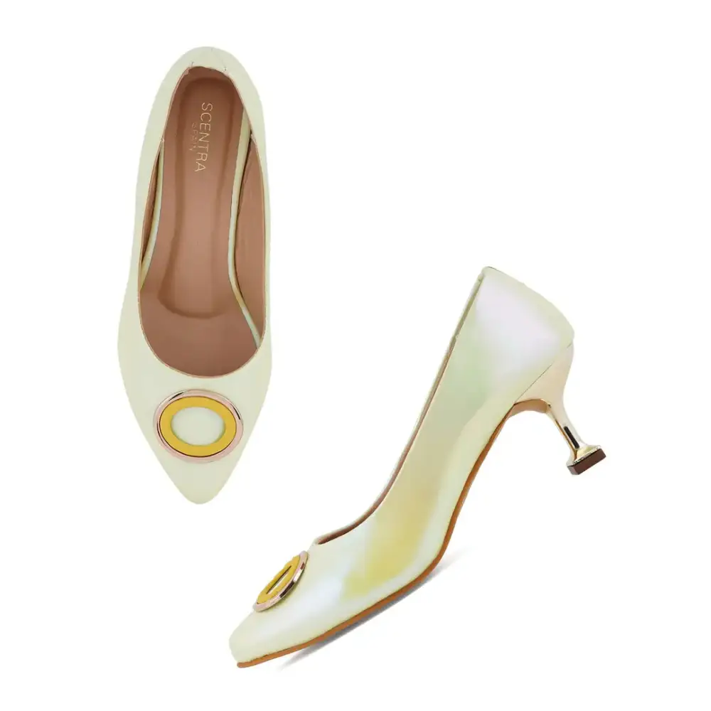 SCENTRA SPAIN Womens Solid Heel Pumps