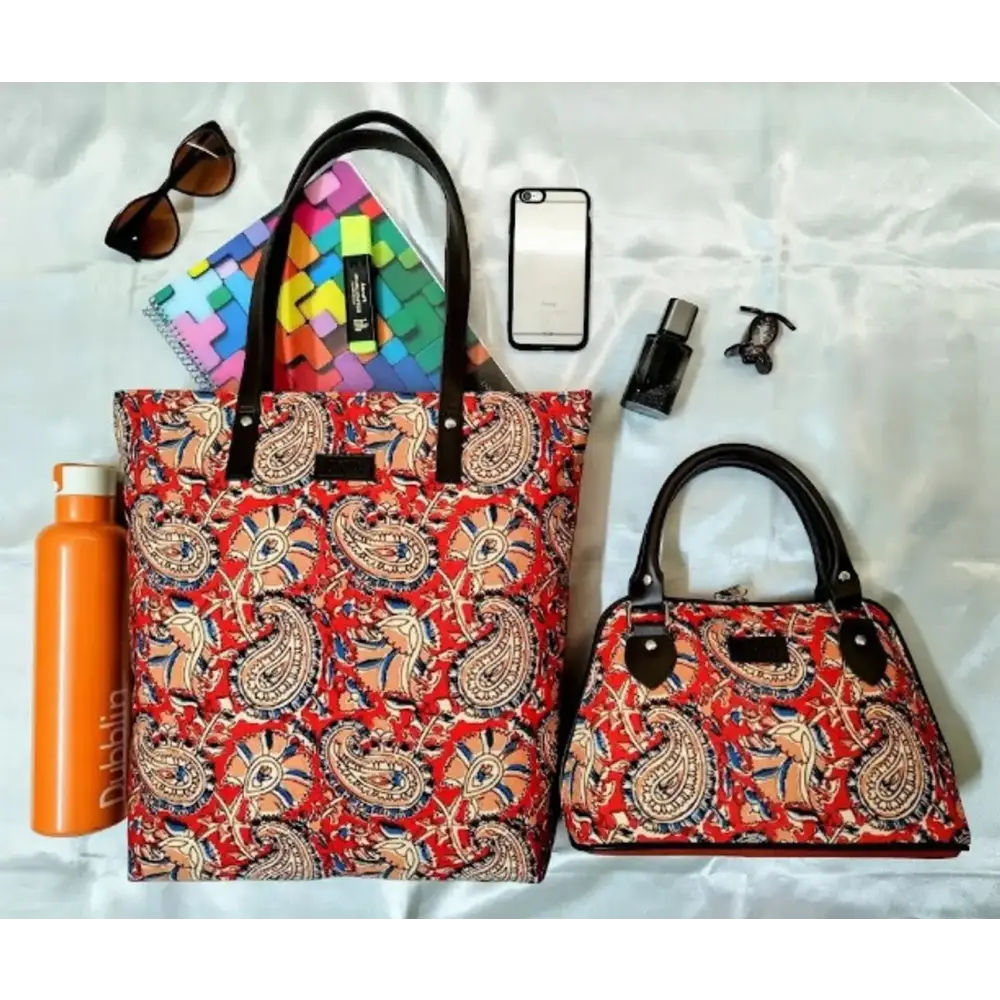 SMART PAISLEY HANDBAG  SHOPPER COMBO