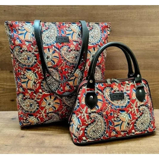 SMART PAISLEY HANDBAG  SHOPPER COMBO