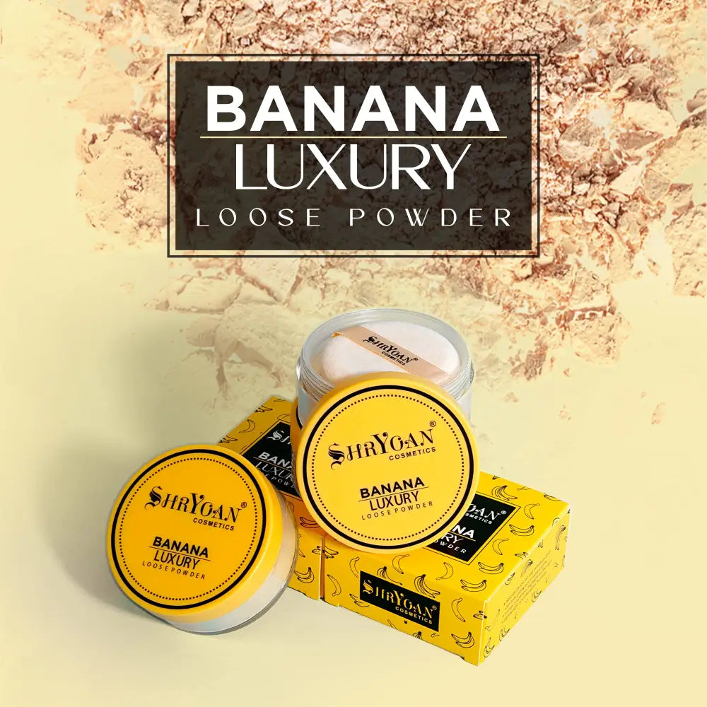 Shryoan Banana Luxury Loose Powder|Oil Control Powder | Make