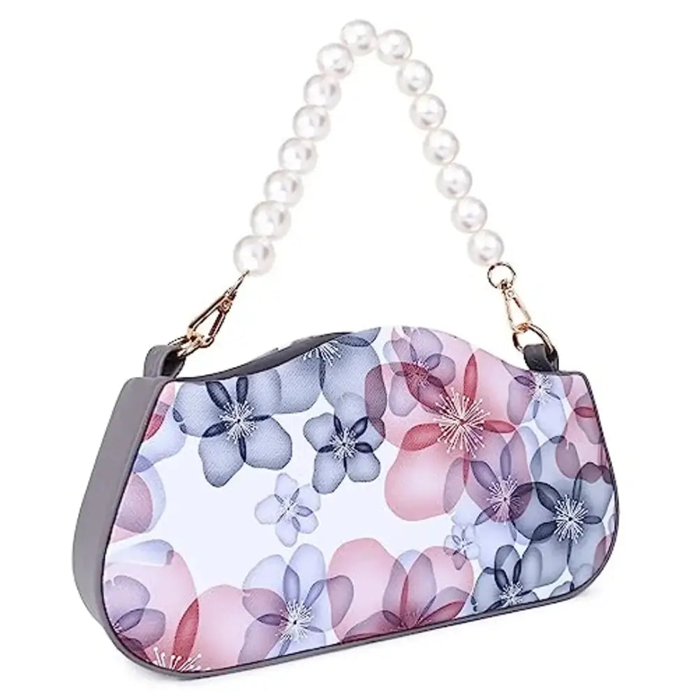 Stylish Multicoloured PU Solid Handbags For Women