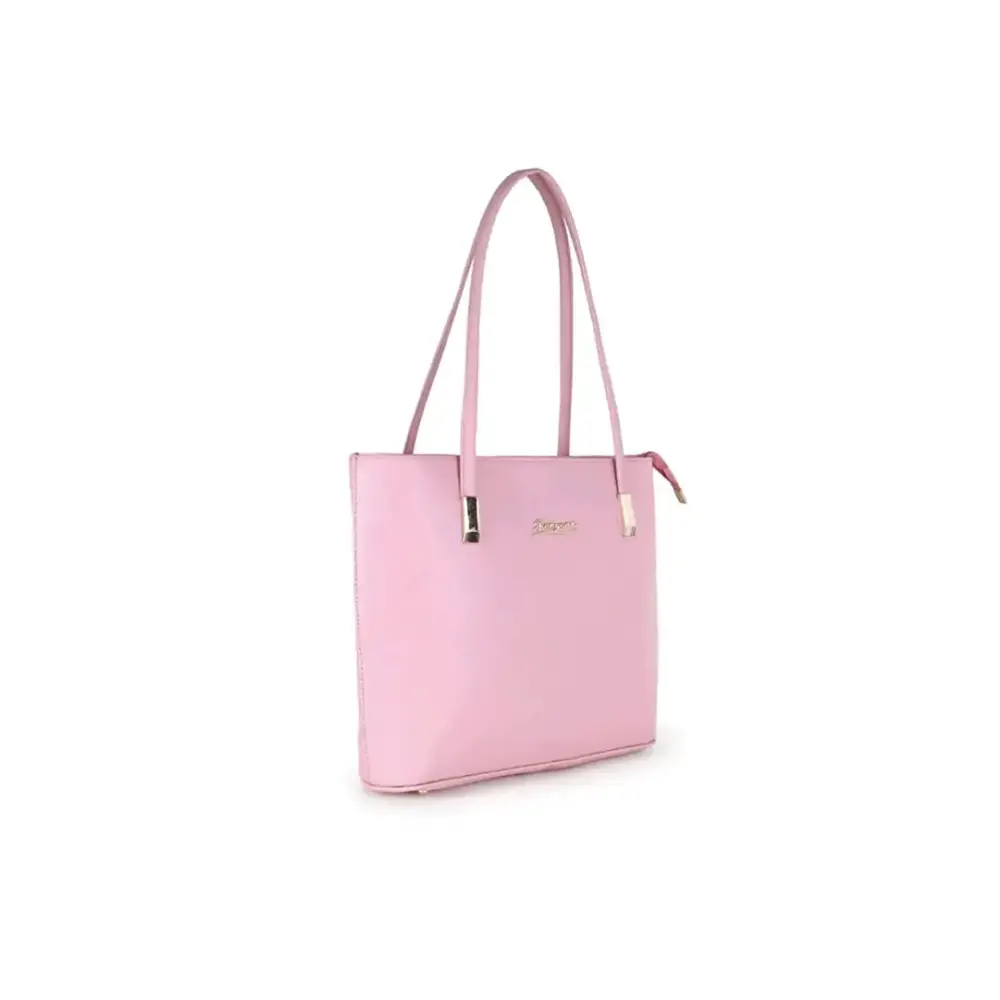 Stylish Pink Synthetic  Handbags For Women