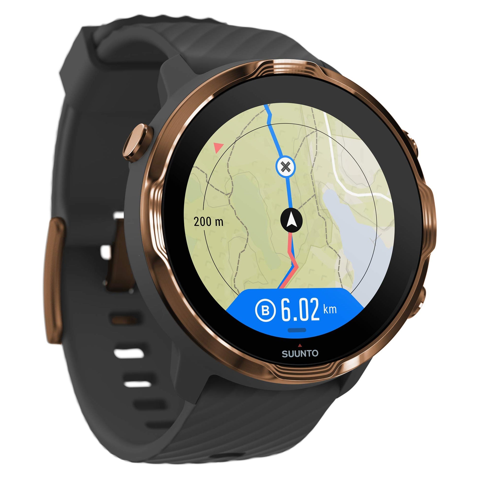 Suunto 7, GPS Sport Smartwatch with Wear OS by Google (Graphite