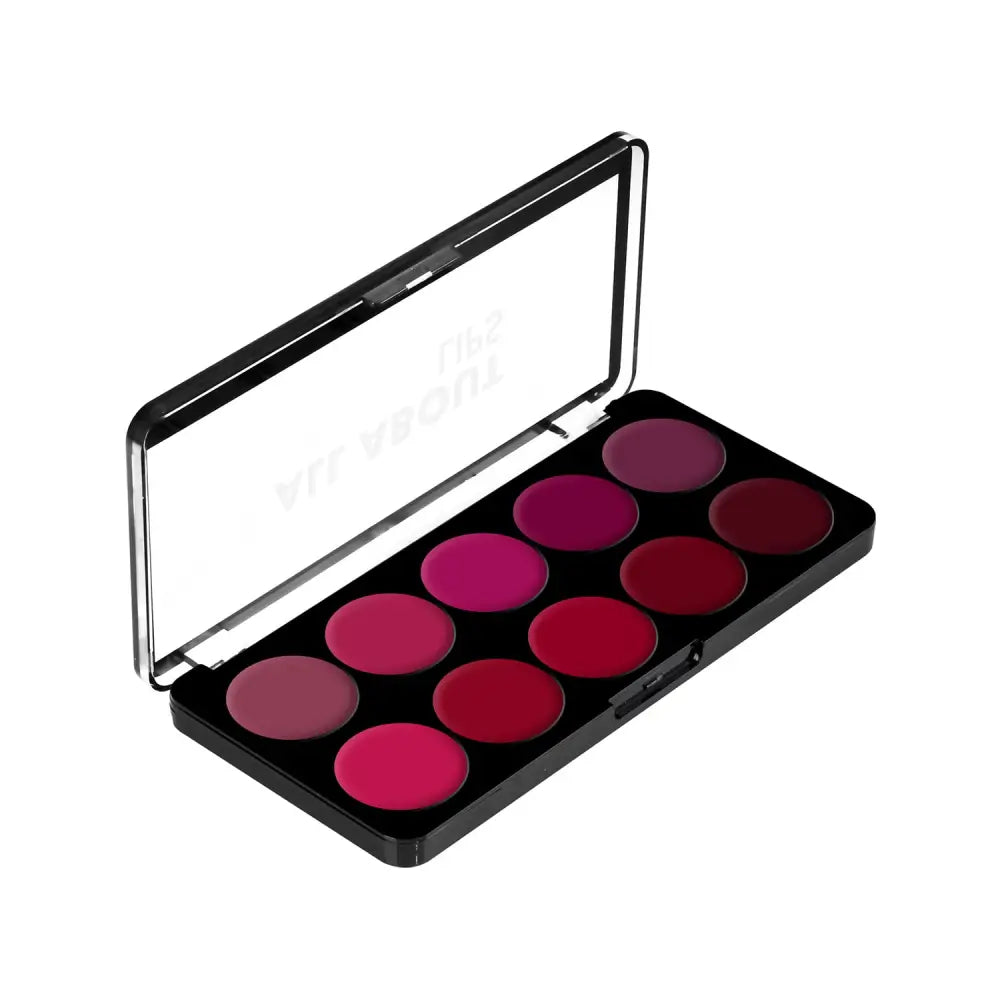 Swiss Beauty All About Lip Palette With 10 Pigmented Colors