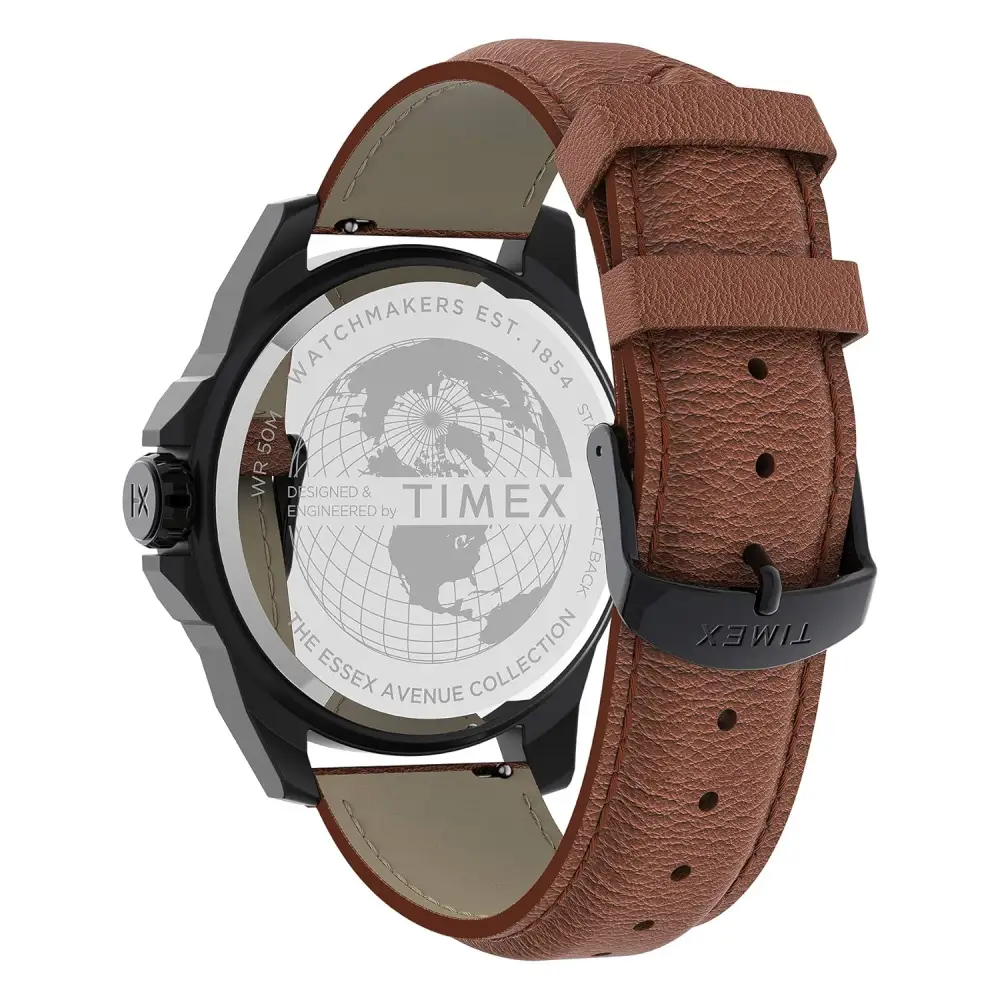 TIMEX 3 Hands Men’s Analog Grey Dial Coloured Quartz Watch