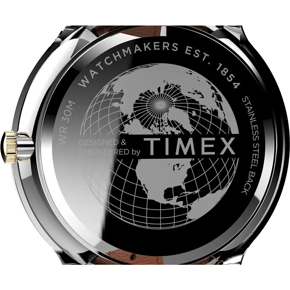 TIMEX Multifunctonal Men’s Analog Cream Dial Coloured Quartz