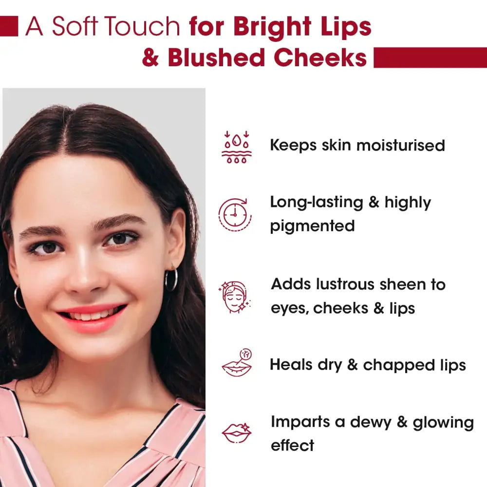 The Ayurveda Co. Lip Cheek & Eye Tint with Beetroot Extracts