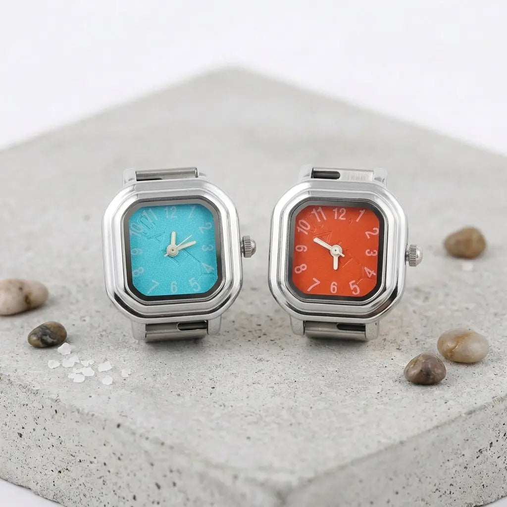 The Ice and Spice Watch Ring for Couple