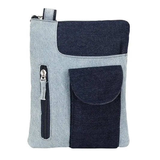 The Purani Jeans Sling Bags For Women Stylish Latest Sling Bag For Girls Branded Multipocket Blue