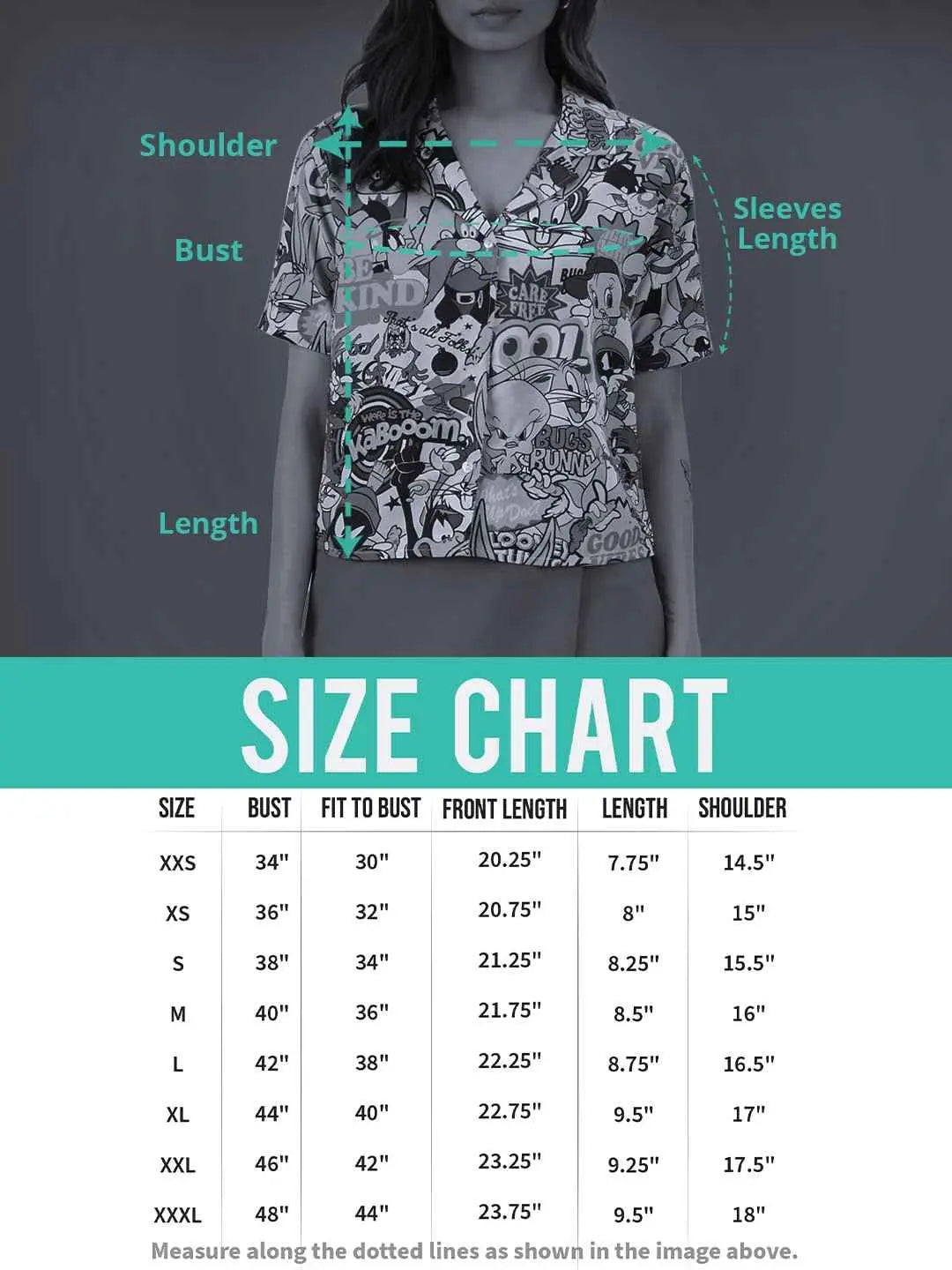 The Souled Store Official Jungle Book: Indie Vibe Women and Girls Short Sleeve Collared Neck Buttoned Front Oversized Fit Cotton Summer Shirts Multicolour SaumyasStore