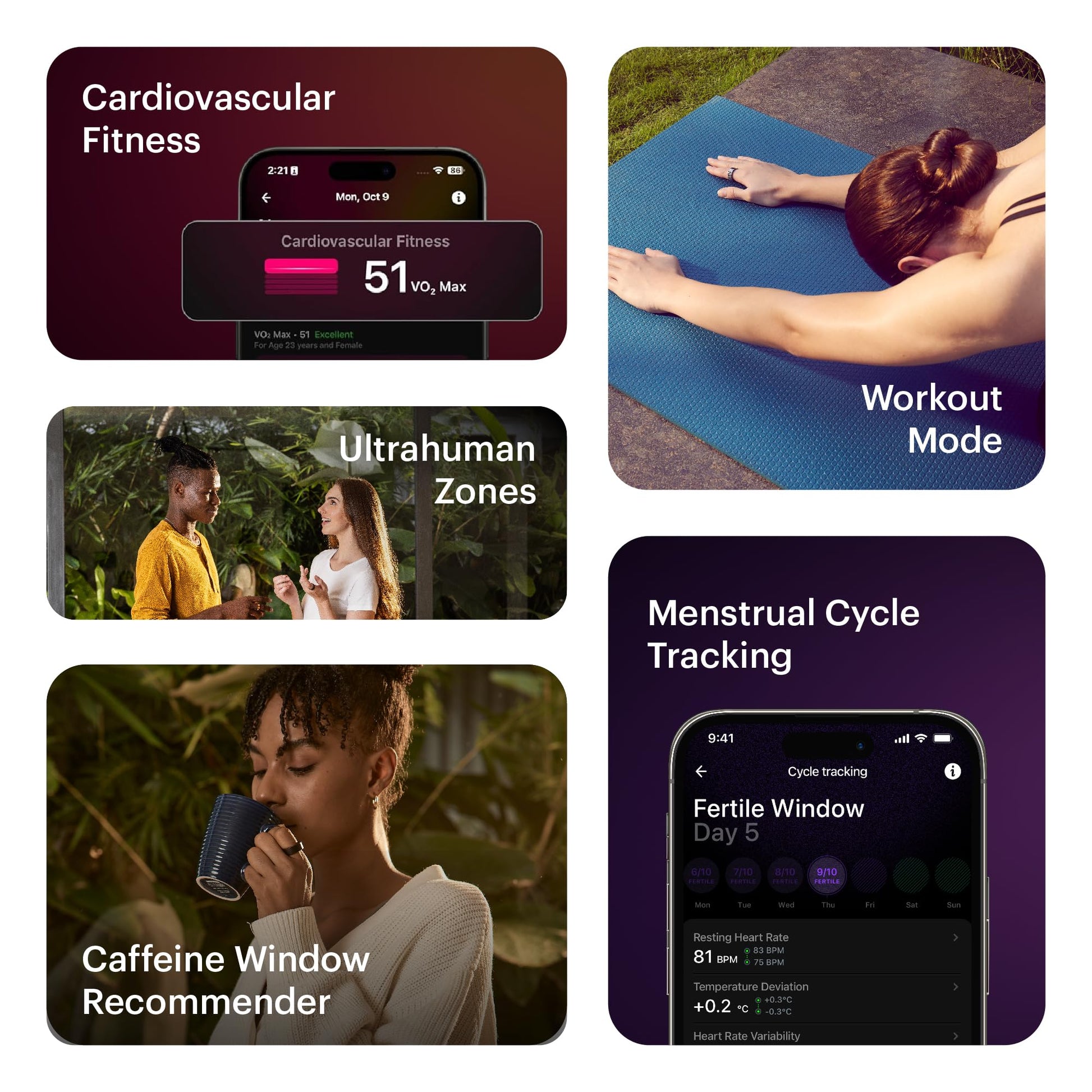 ULTRAHUMAN Ring AIR-Smart Ring Activity Tracker, Size First Sizing Kit,Sleep Tracker,Smart Ring for Men/Women,Fitness Tracker (Space Silver, 14) SaumyasStore