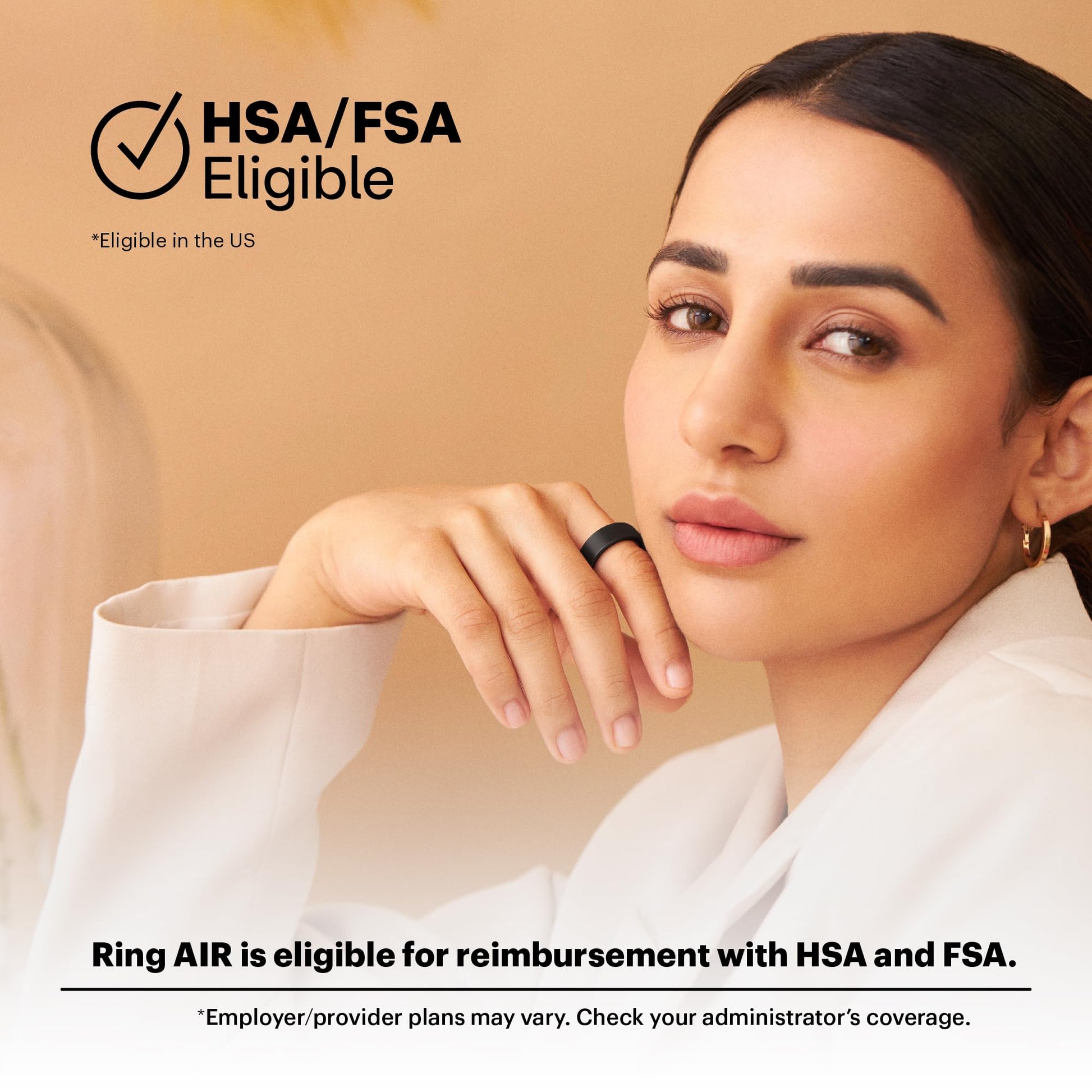 ULTRAHUMAN Ring AIR-Smart Ring Activity Tracker, Size First Sizing Kit,Sleep Tracker,Smart Ring for Men/Women,Fitness Tracker (Space Silver, 14) SaumyasStore