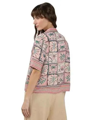 VERO MODA Women's Viscose Regular Fit Pink Shirt SaumyasStore