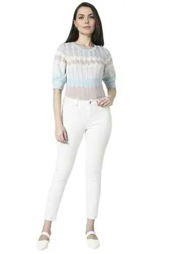 Van Heusen Women's Regular Fit Blouse (VWFTURGFC57200_Blue SaumyasStore