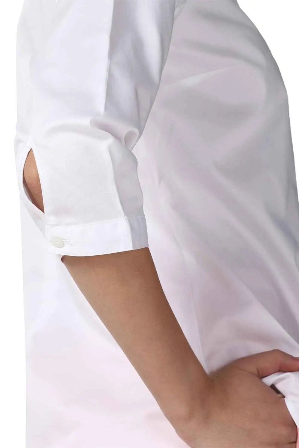 Van Heusen Women's Solid Regular Fit Shirt (VWSFCRGFA11372_White SaumyasStore