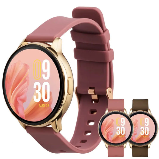 Vibez by Lifelong Smartwatch for Women with 2 Silicone
