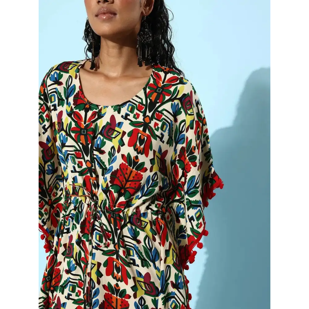 Polyester Kaftan Dress