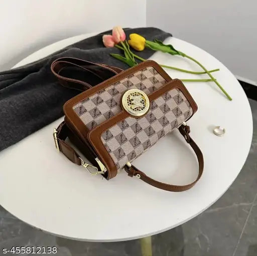 Women Beige Hand Bag