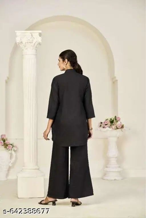 Trendy Designer Code-Set With Embroidered For Women