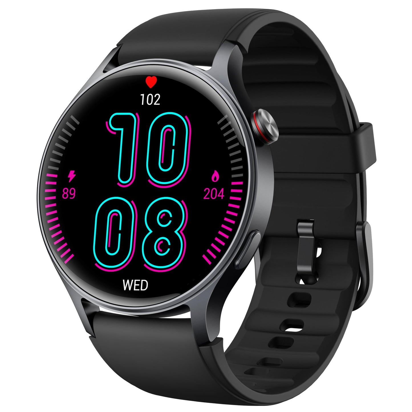 aeac Smart Watch for Men Women, AMOLED Ultra-Clear Screen Fitness Trackers with Heart Rate/Sleep/SpO2 Monitor, Smartwatch for iPhone/Samsung/Android, 110+ Sport Modes Waterproof Reloj Inteligente SaumyasStore