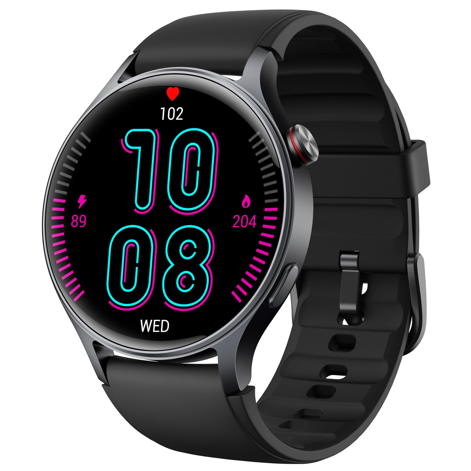 aeac Smart Watch for Men Women, AMOLED Ultra-Clear Screen Fitness Trackers with Heart Rate/Sleep/SpO2 Monitor, Smartwatch for iPhone/Samsung/Android, 110+ Sport Modes Waterproof Reloj Inteligente SaumyasStore