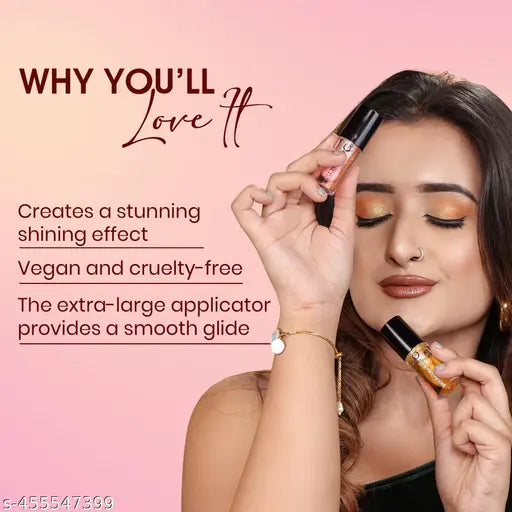 Colors Queen Lip Therapy Glossy Lip Gloss (Straberry, 4.8ml)