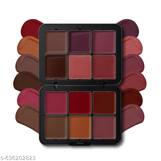 RED 4 Naked Love Lip Tint Palette | Soft Matte Finish | Long Lasting | Highly Pigmented Lip Tint Palette (26.4g)