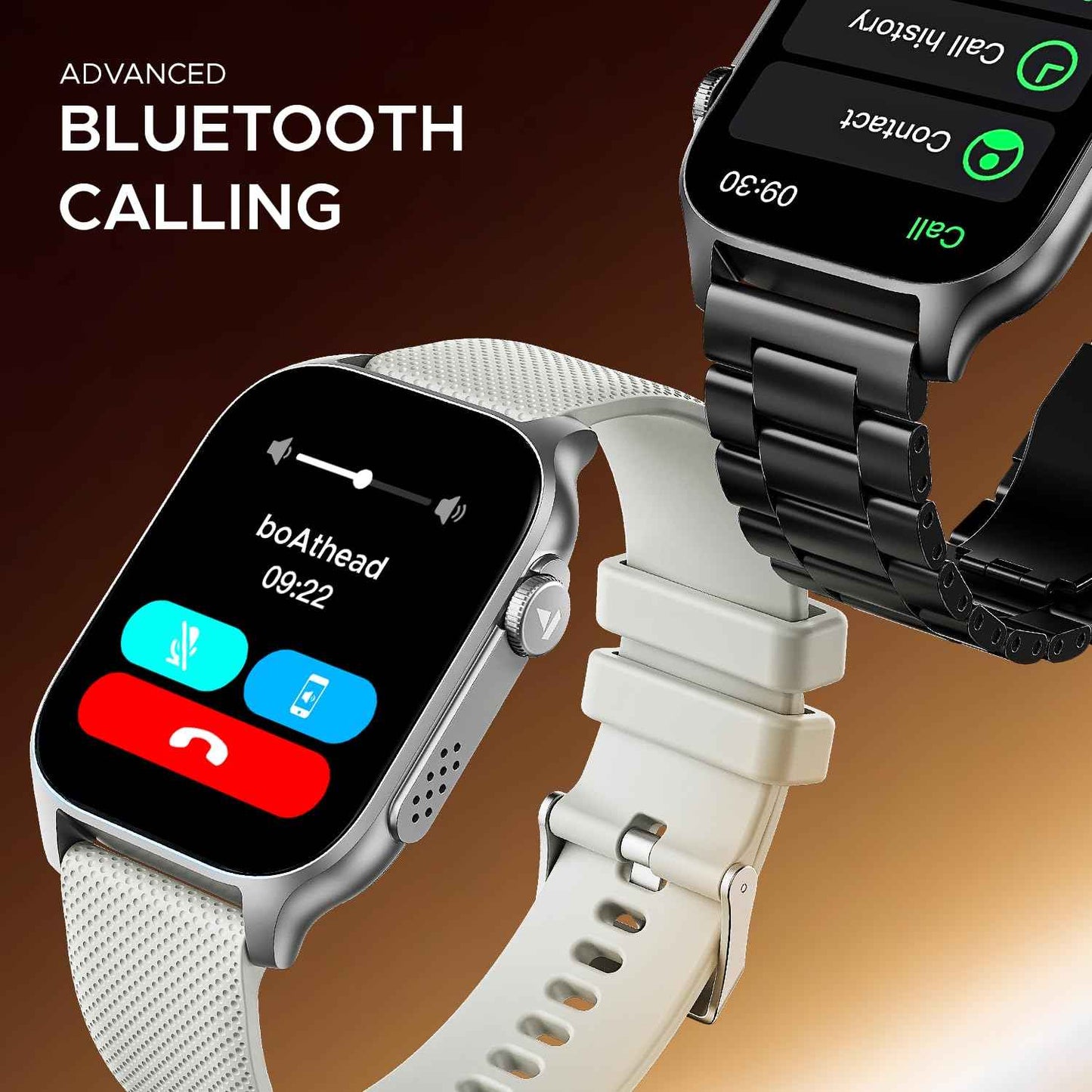 boAt New Launch Ultima Ember Smartwatch w/ 1.96” (4.97 cm) AMOLED Display, Functional Crown, 100+ Sports Modes, BT Calling, Camera & Music Control, IP68 Resistance, Custom Watch Faces (Silver Mist) SaumyasStore