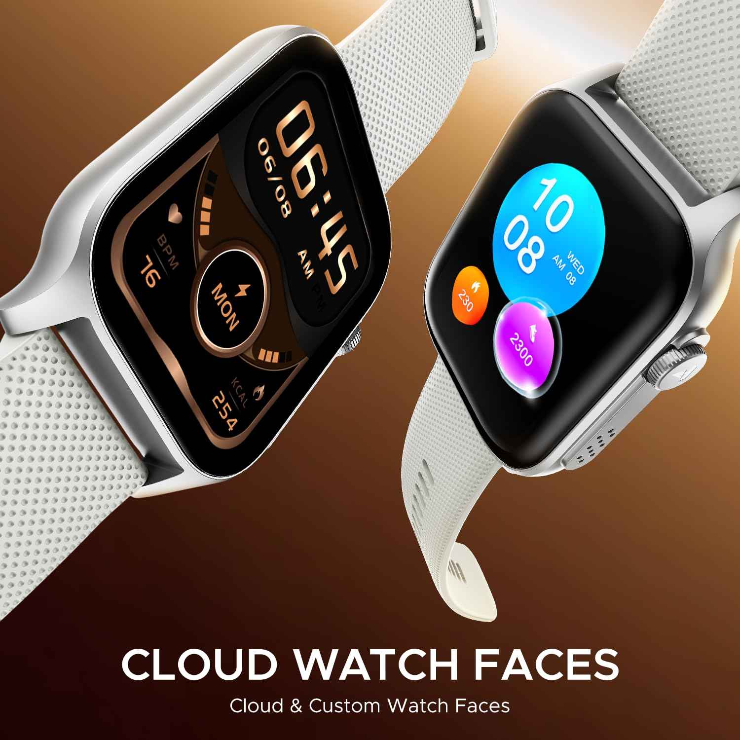 boAt New Launch Ultima Ember Smartwatch w/ 1.96” (4.97 cm) AMOLED Display, Functional Crown, 100+ Sports Modes, BT Calling, Camera & Music Control, IP68 Resistance, Custom Watch Faces (Silver Mist) SaumyasStore