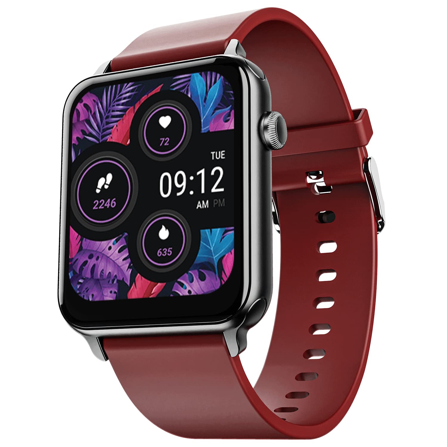 boAt Wave Lite Smart Watch with 1.69 Inches(4.29cm) HD Display, Heart Rate & SpO2 Level Monitor, Multiple Watch Faces, Activity Tracker, Multiple Sports Modes & IP68 (Scarlet Red) 